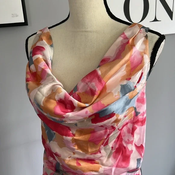 Abercrombie & Fitch Cowl Neck Draped Maxi Dress - Picture 4 of 12